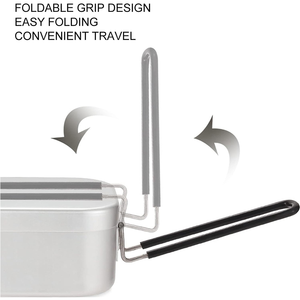 Scatole per il pranzo in allum - Camping Outdoor Cooking Equipment recensione e prezzo