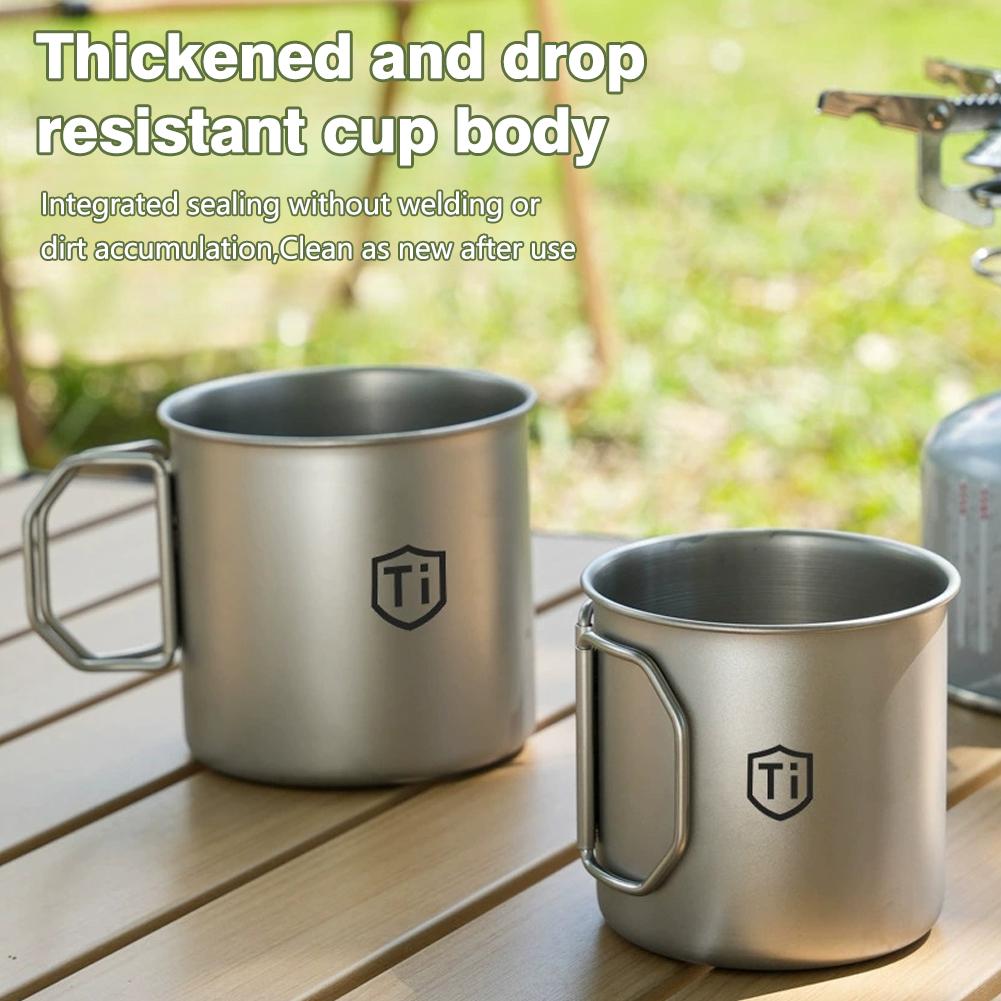 Tazza da Campeggio in Titanio, - Camping Cooking All In One recensione e prezzo