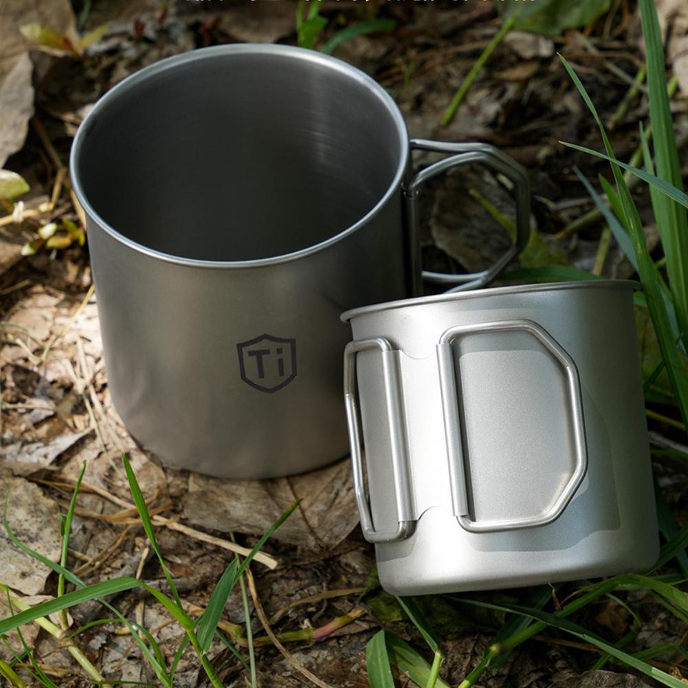 Tazza da Campeggio in Titanio, - Camping Cooking All In One recensione e prezzo