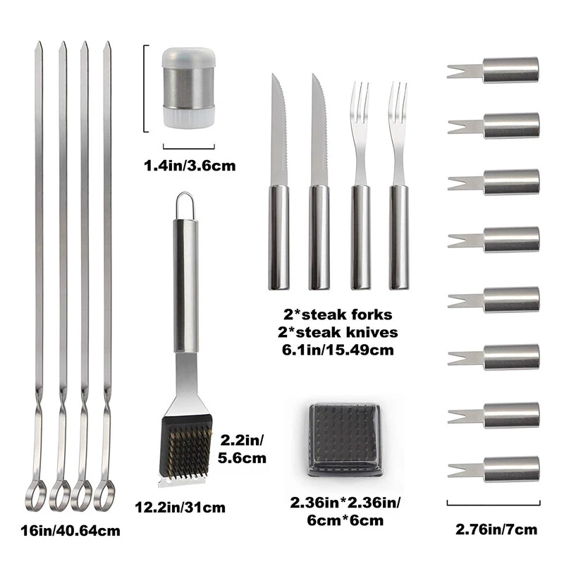 Set di strumenti per Barbecue  - Camping Cooking Set For 4 recensione e prezzo
