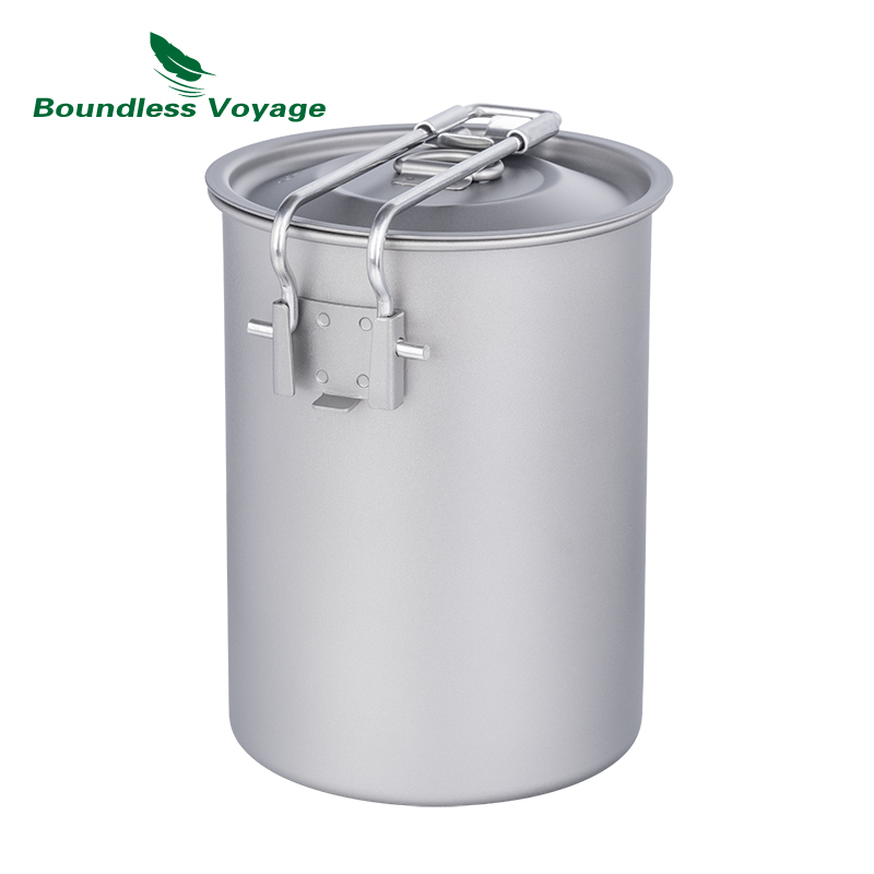 Boundless Voyage 900ml Titaniu - Camping Cooking Pot With Lid recensione e prezzo
