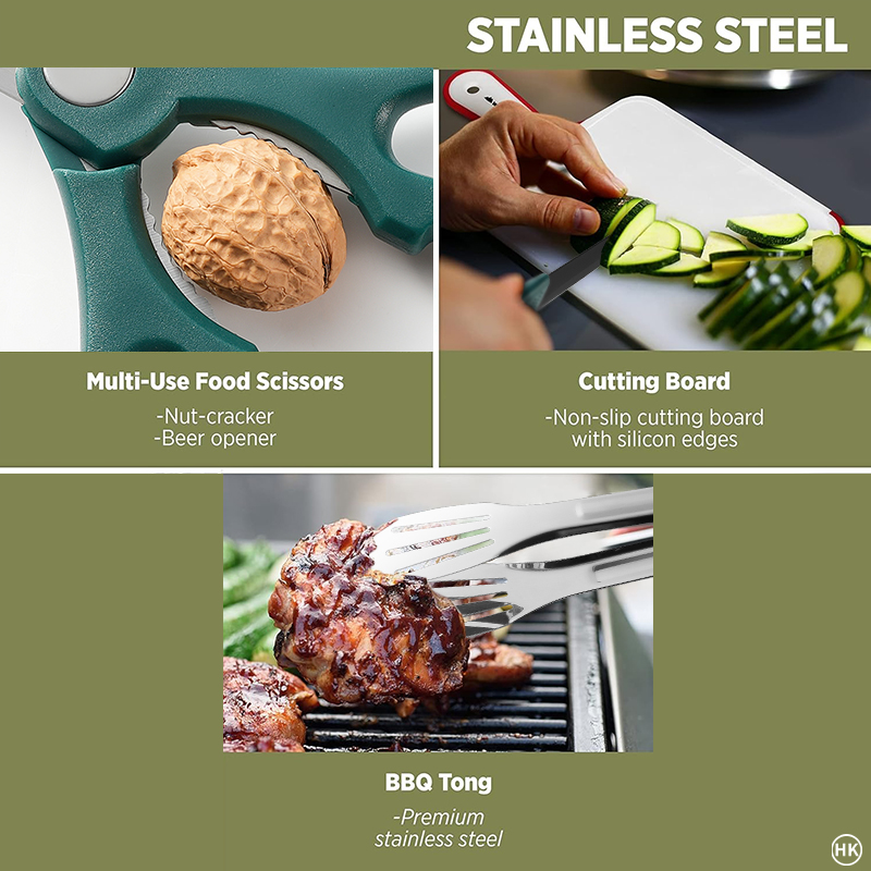 Set da cucina da campeggio 13  - Camping Cooking Essentials recensione e prezzo