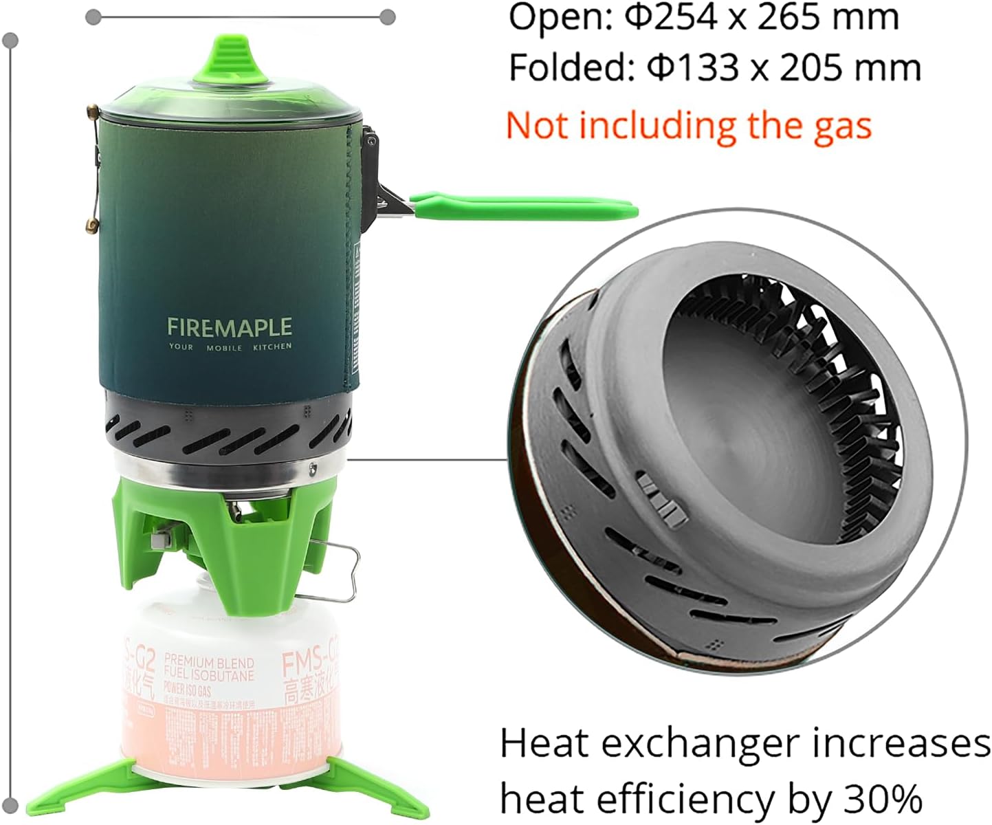 Fire-Maple FMS-X2 Sistema di c - Camping Cooking One Pot recensione e prezzo
