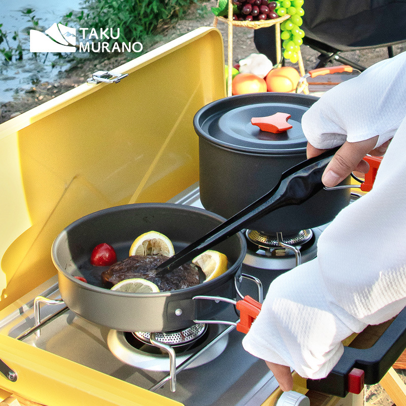 Set di pentole da campeggio, s - Camping Cooking Oil recensione e prezzo