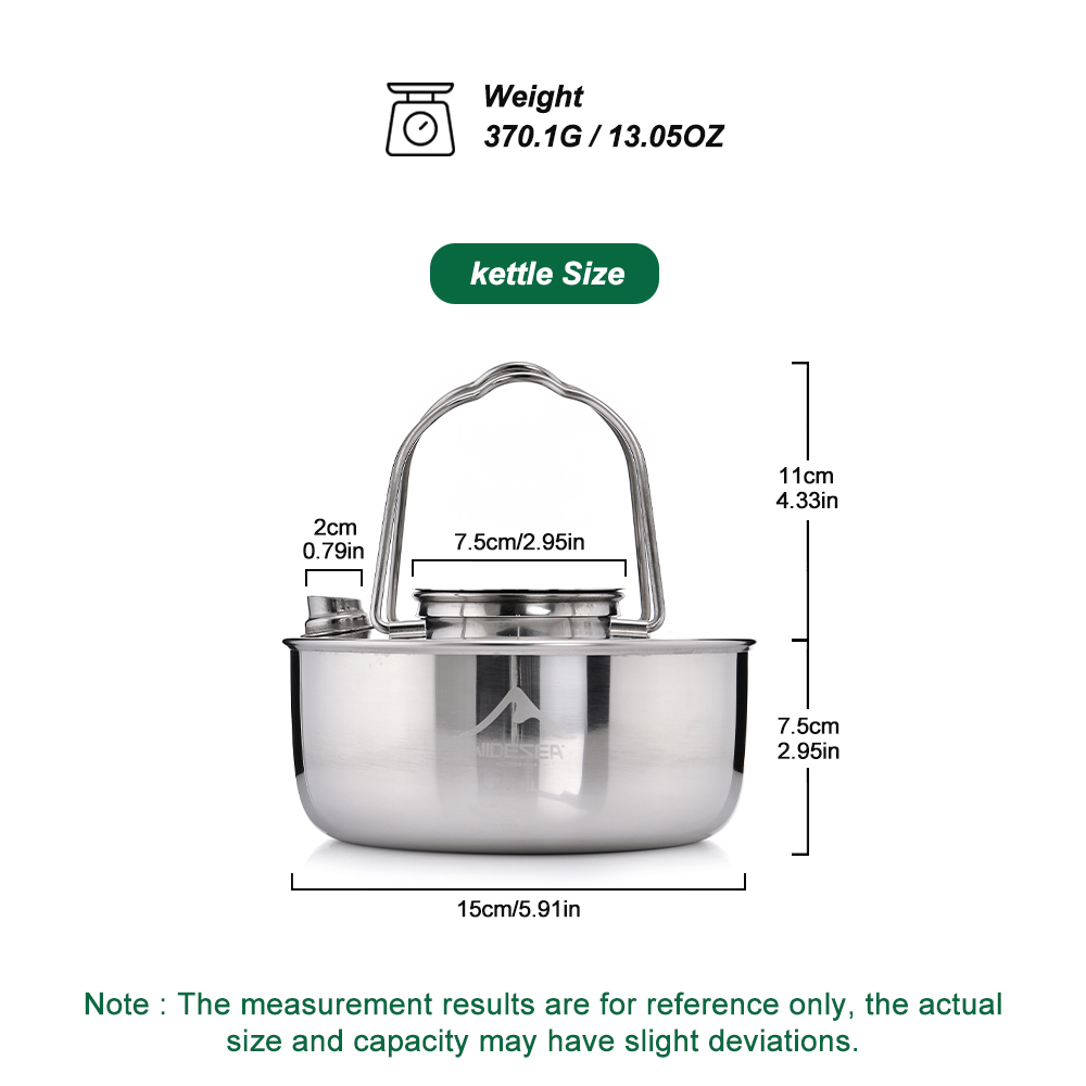 Widesea Camping Outdoor 1.7L S - Camping Cooking Essentials recensione e prezzo