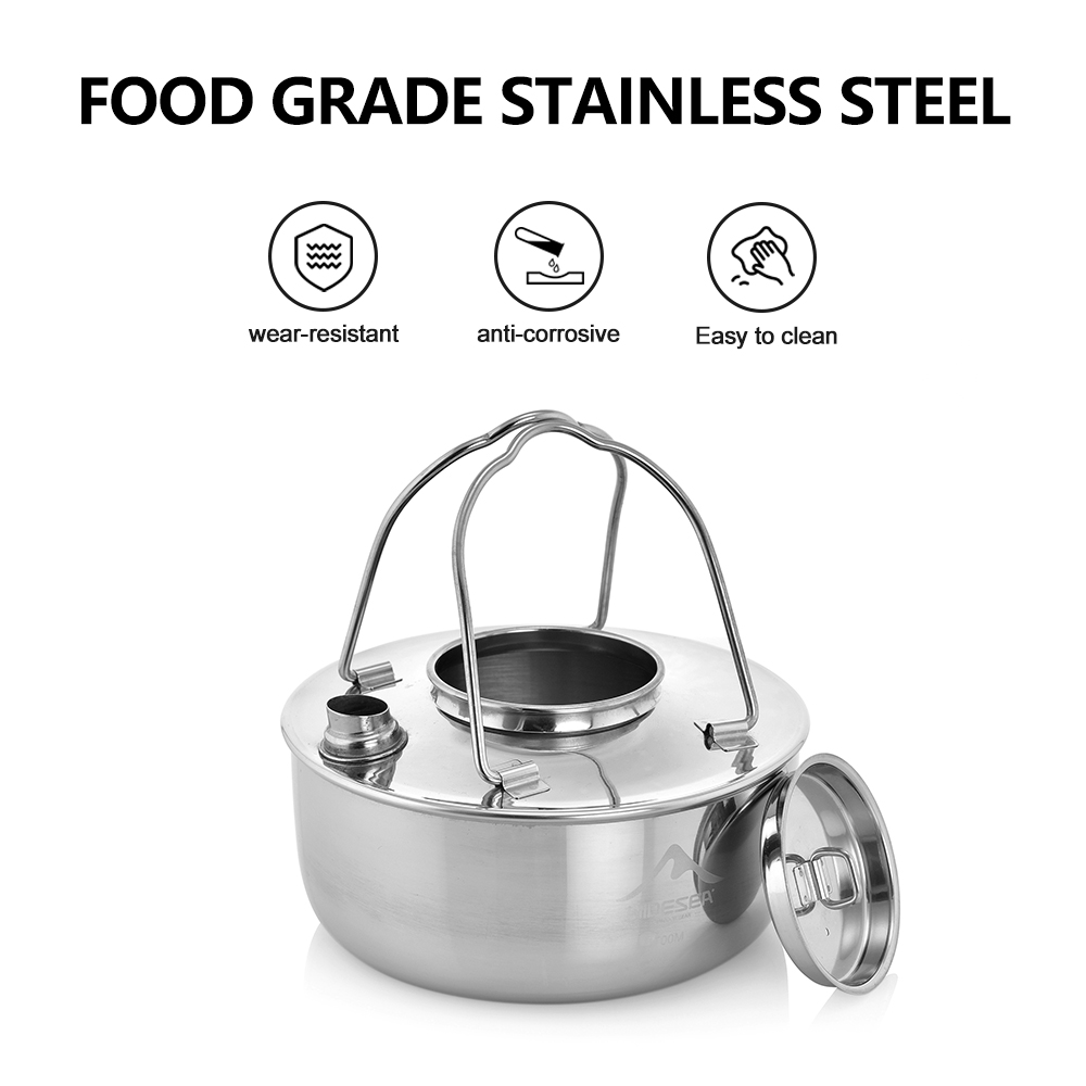 Widesea Camping Outdoor 1.7L S - Camping Cooking Essentials recensione e prezzo