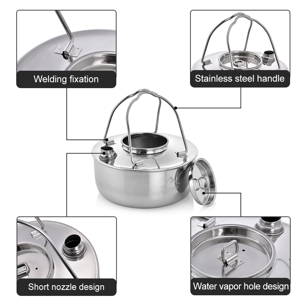Widesea Camping Outdoor 1.7L S - Camping Cooking Essentials recensione e prezzo