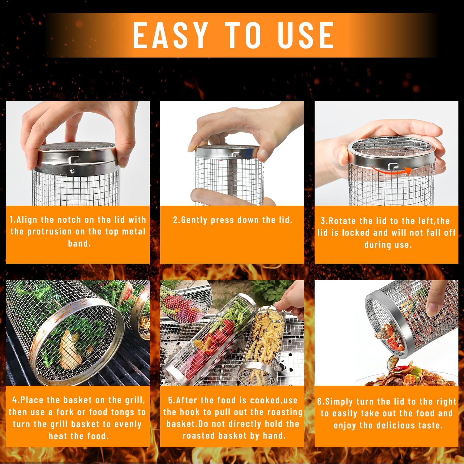 Cestini per grigliare da 2 pez - Camping Cooking Essentials recensione e prezzo