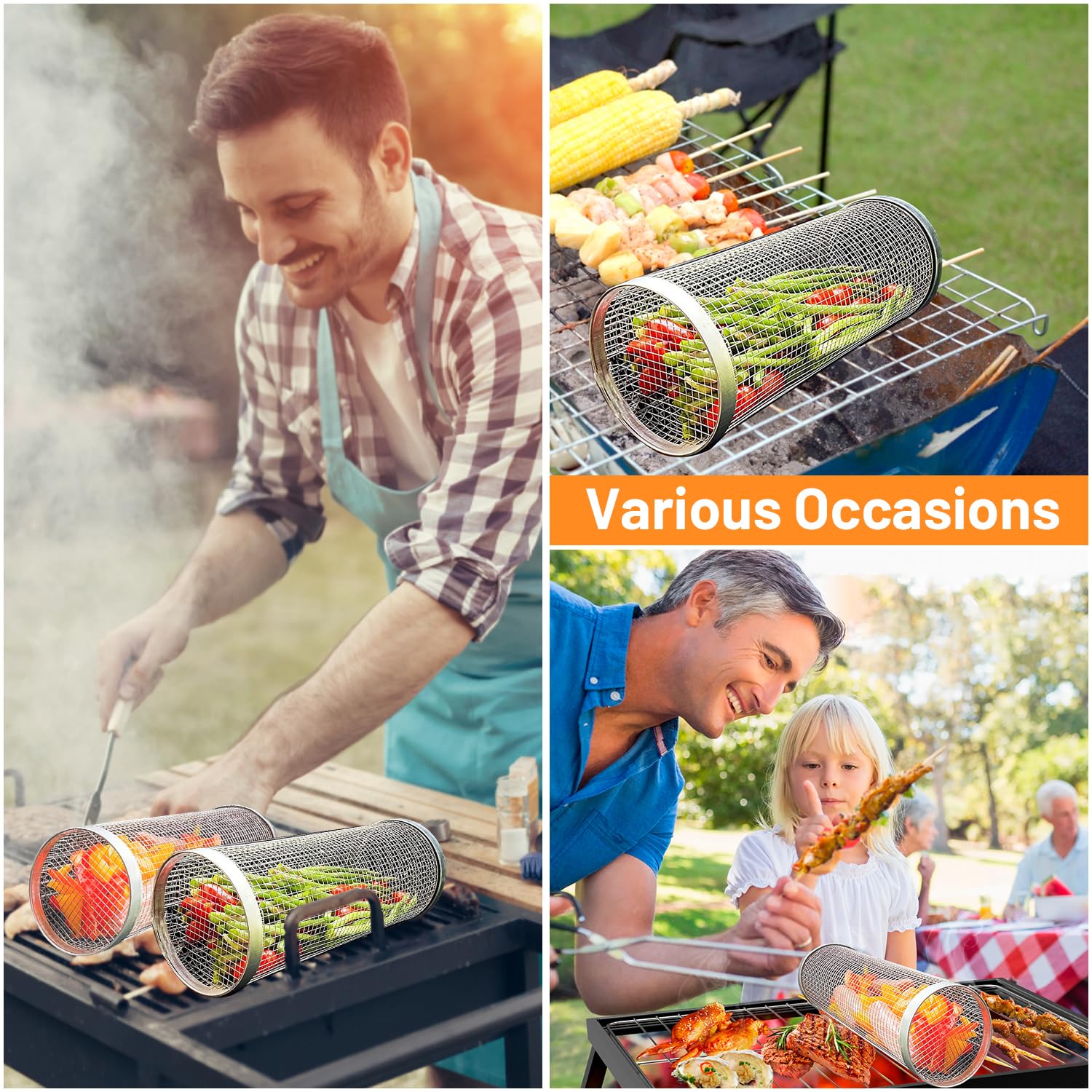 Cestini per grigliare da 2 pez - Camping Cooking Essentials recensione e prezzo