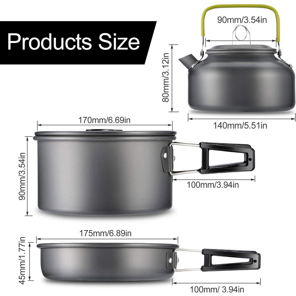 Set di utensili da cucina per  - Camping Outdoor Cooking Equipment recensione e prezzo