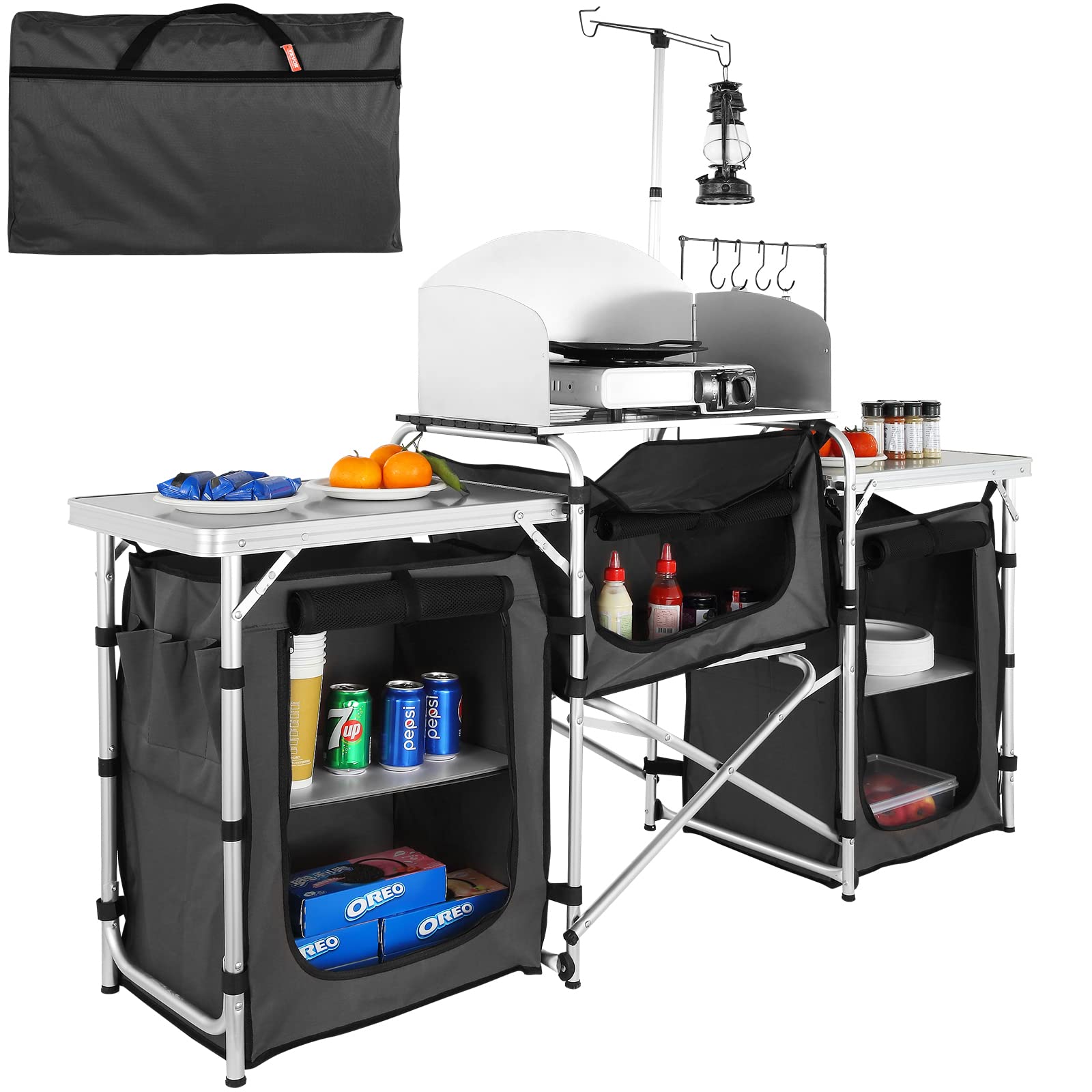 Tavolo da Cucina Pieghevole pe - Camping Cooking Cupboard recensione e prezzo