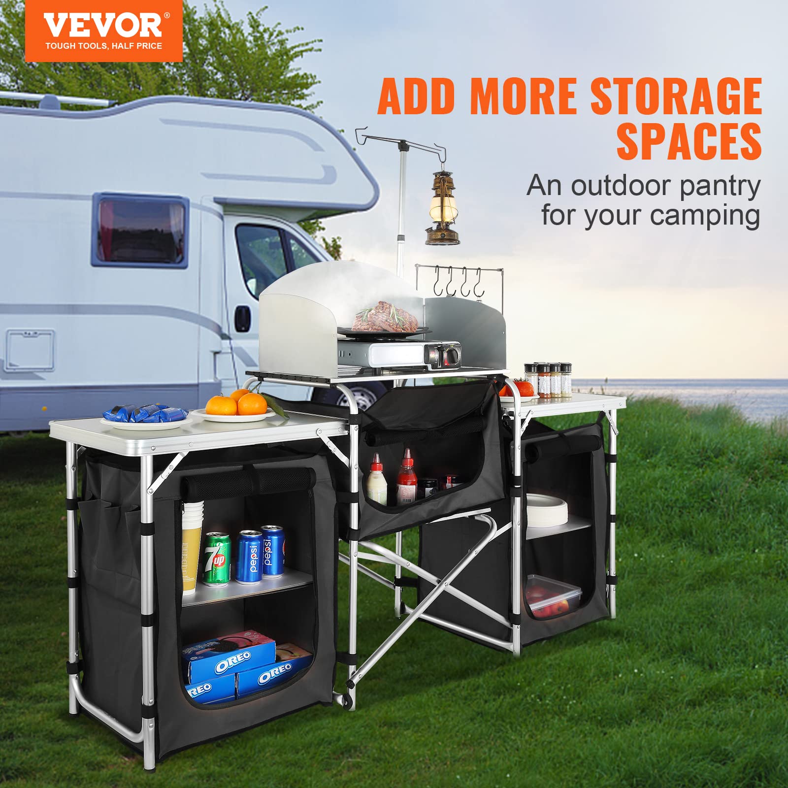 Tavolo da Cucina Pieghevole pe - Camping Cooking Cupboard recensione e prezzo