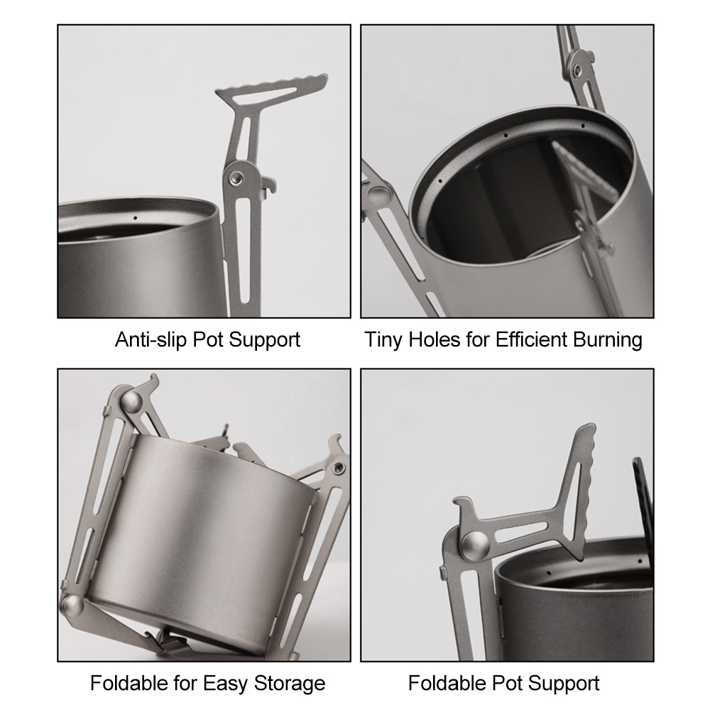 TOMSHOO Fornello a Alcol in Ti - Camping Cooking Pot With Lid recensione e prezzo