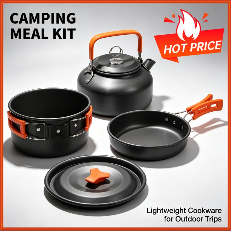 Set da cucina da campeggio, pe - Camping Outdoor Cooking Equipment recensione e prezzo